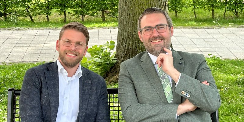 Dormagen: Spende der Currenta Gruppe erfreut Martin Voigt (links) und Erik Lierenfeld